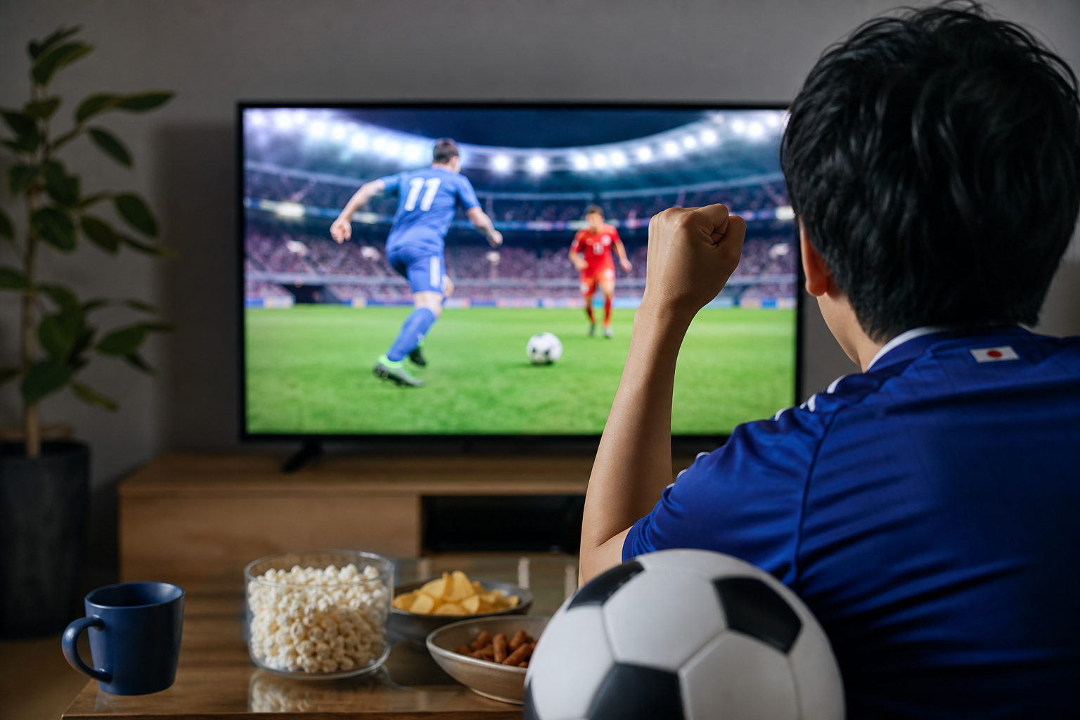 サッカーのテレビ番組は地上波で見れる?