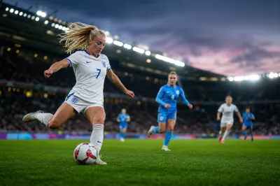 イングランドの女子サッカー放送はどこで？