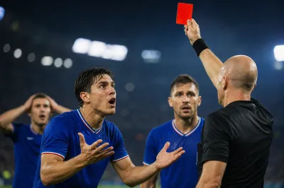 サッカーでレッドカードになる条件は？