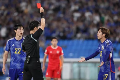 サッカー レッド カード 最多 日本の記録は？
