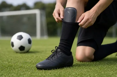 サッカーのレガースの付け方とは？