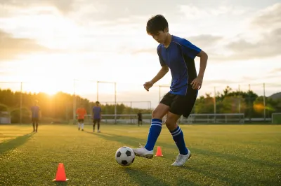 サッカー初心者の練習は高校生ならどうする？