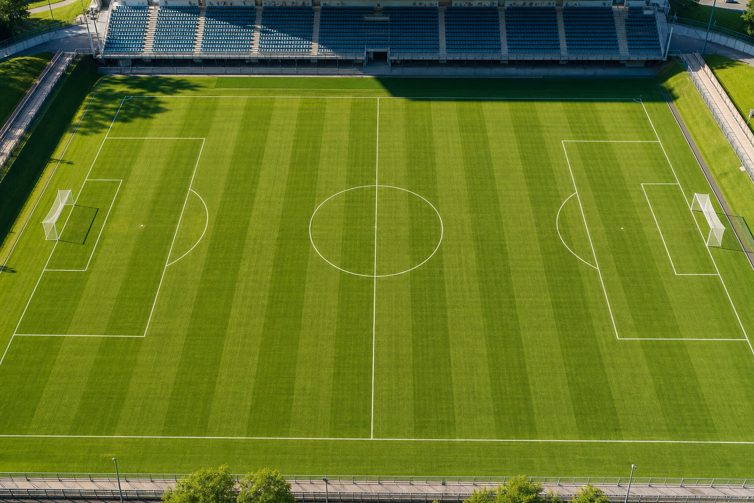サッカー グランド の 広 さって？