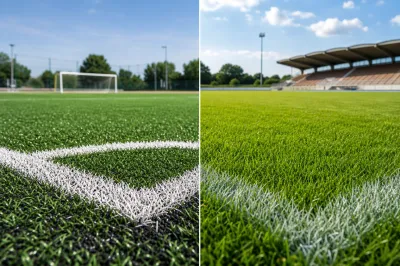 サッカーの人工芝と天然芝の違いって何？