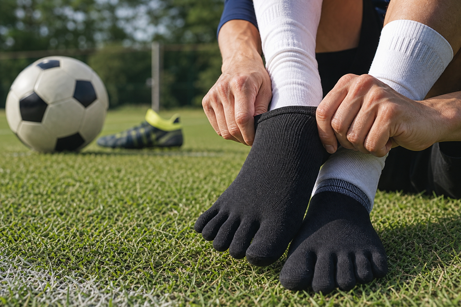 サッカーで5本指ソックスを履くメリットとは?