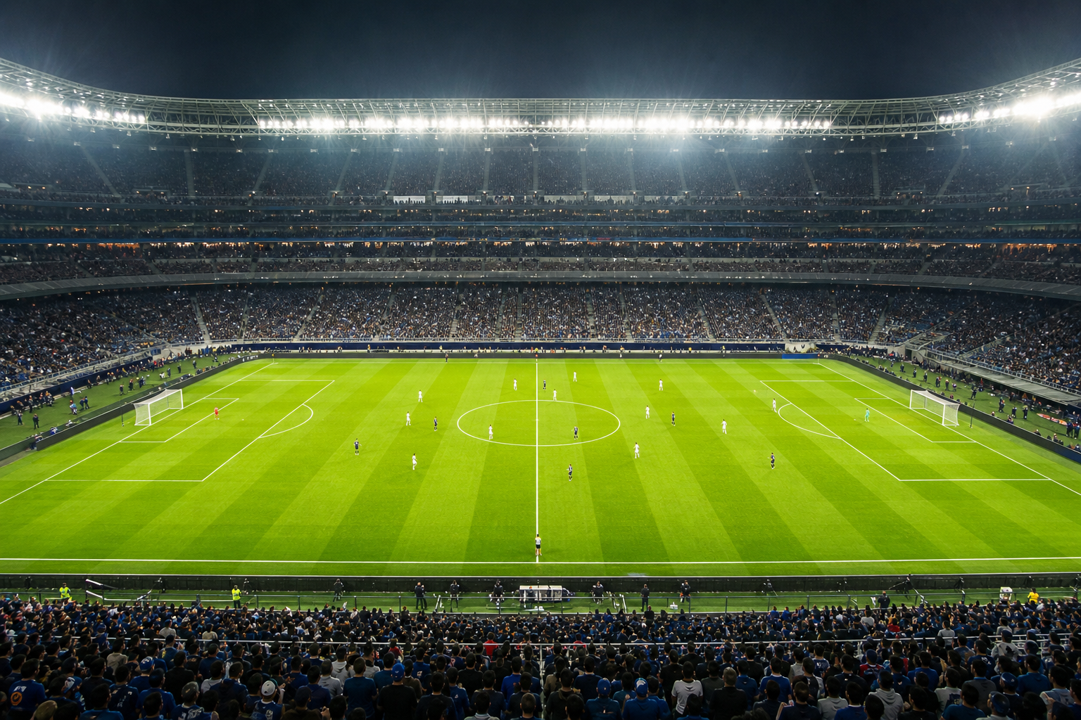 サッカーグラウンドの広さは何坪?