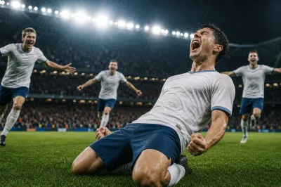 サッカーの逆転で最大点差って何点？