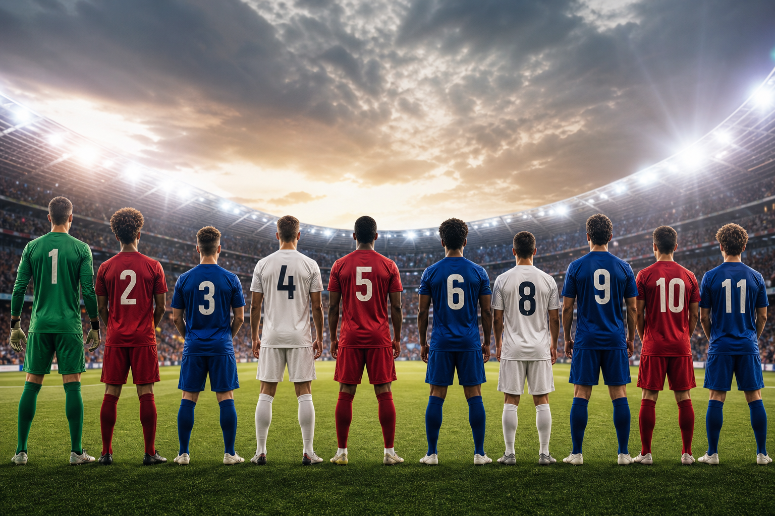 サッカー背番号の意味一覧とは?