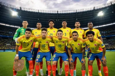 サッカーでコロンビア代表の順位って何位？