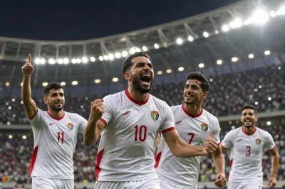 サッカーでヨルダン代表の順位って何位？