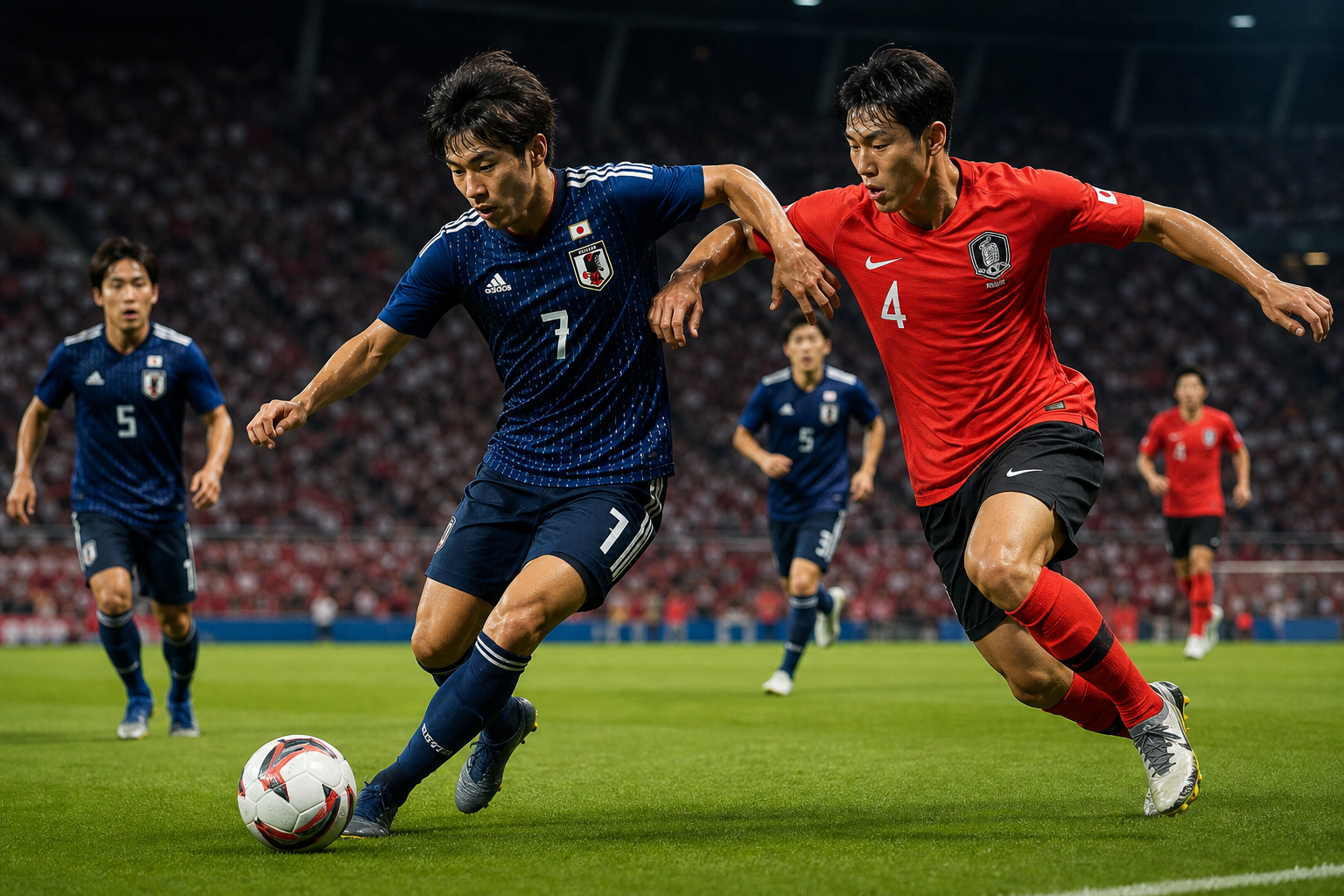 サッカー 日本 代表 対 サッカー 大韓民国 代表 試合の結果は？