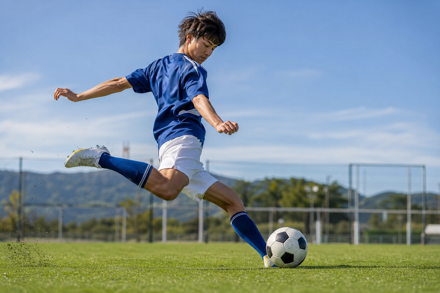 サッカーの蹴り方のフォームって何？