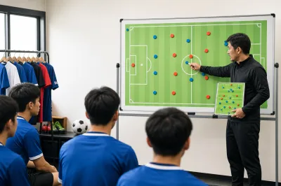 サッカーの作戦ボードは大型が良いの？