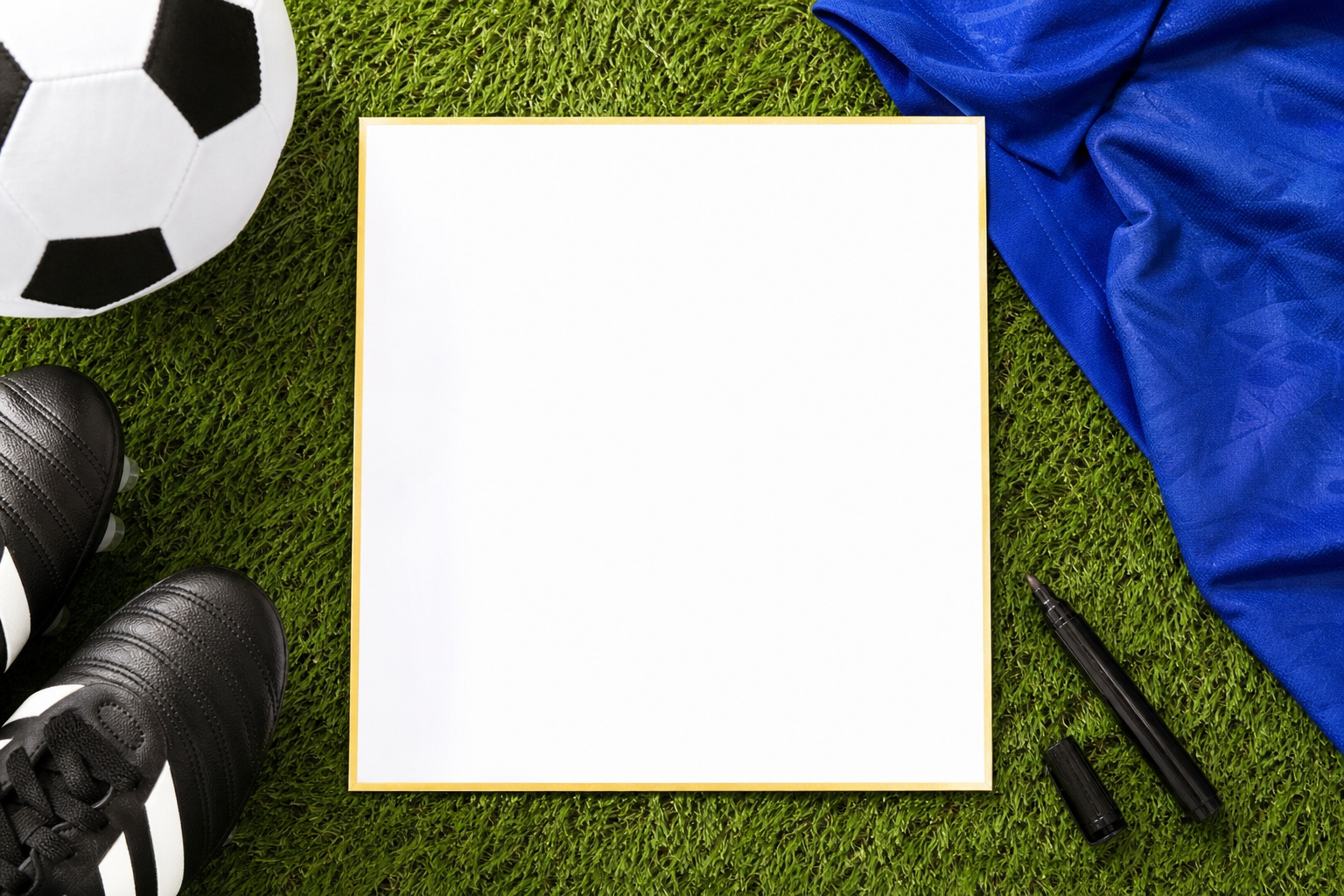サッカーの寄せ書きテンプレートは無料？