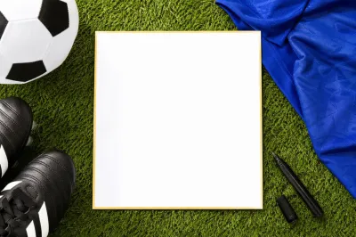 サッカーの寄せ書きテンプレートは無料？