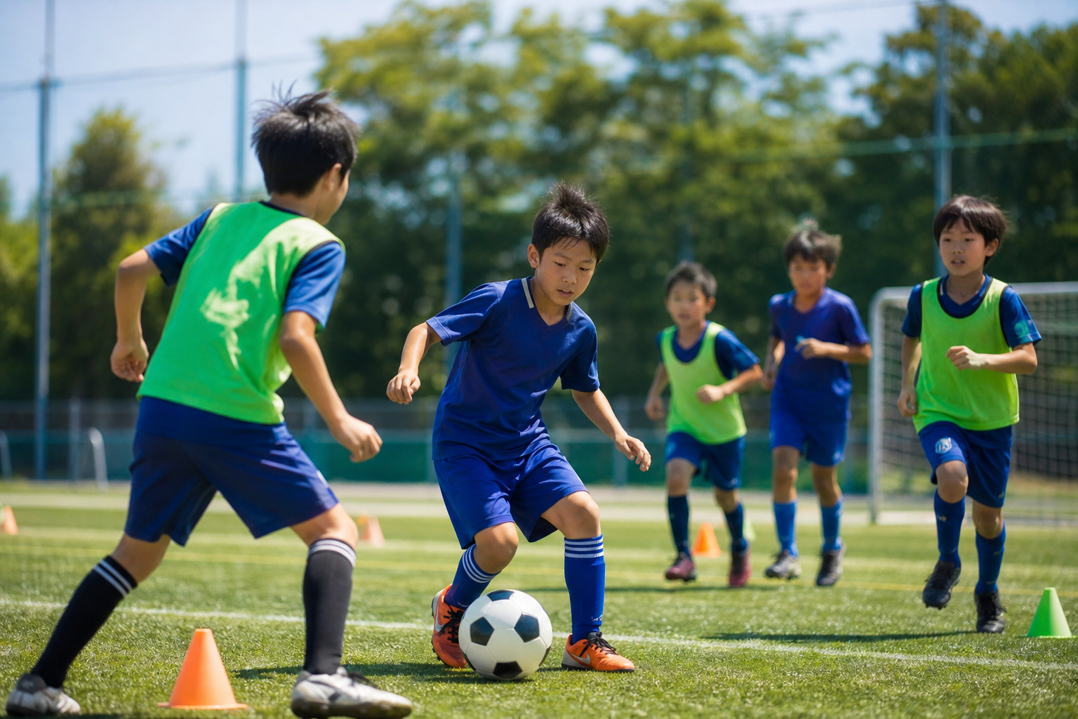 サッカーで盛り上がる練習メニュー高学年？