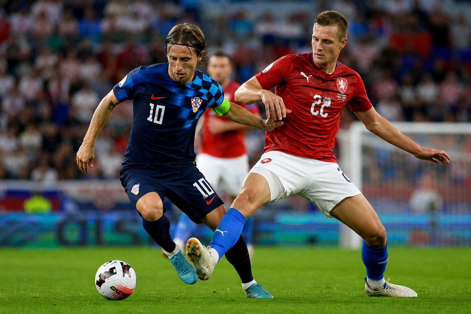 クロアチア代表対サッカーチェコ代表試合経過って？