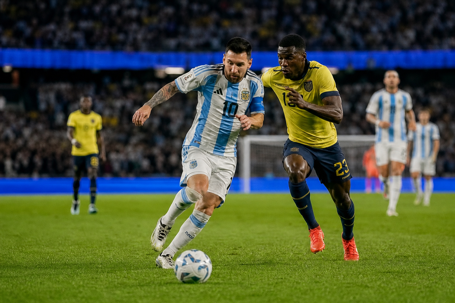 サッカーアルゼンチン代表対サッカーエクアドル代表の試合経過は?