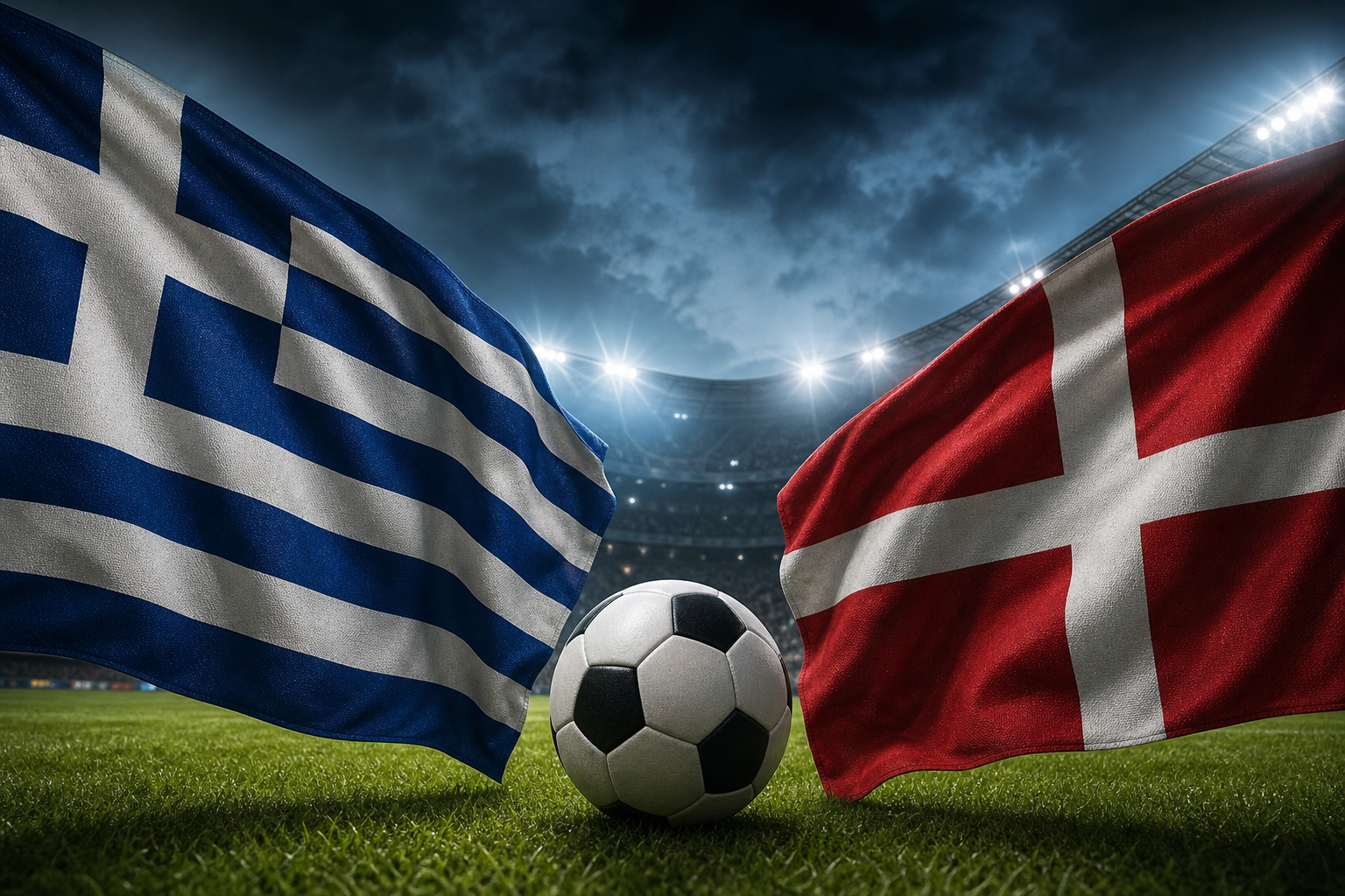 サッカーギリシャ代表対サッカーデンマーク代表の順位は？