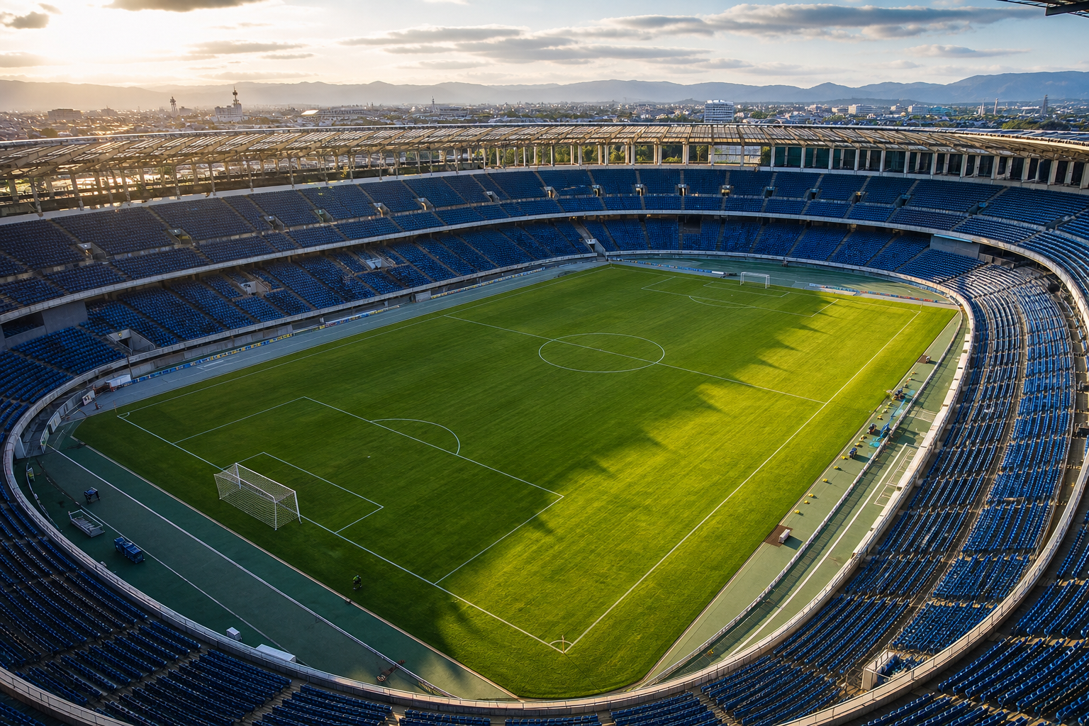サッカーグランドの大きさって？