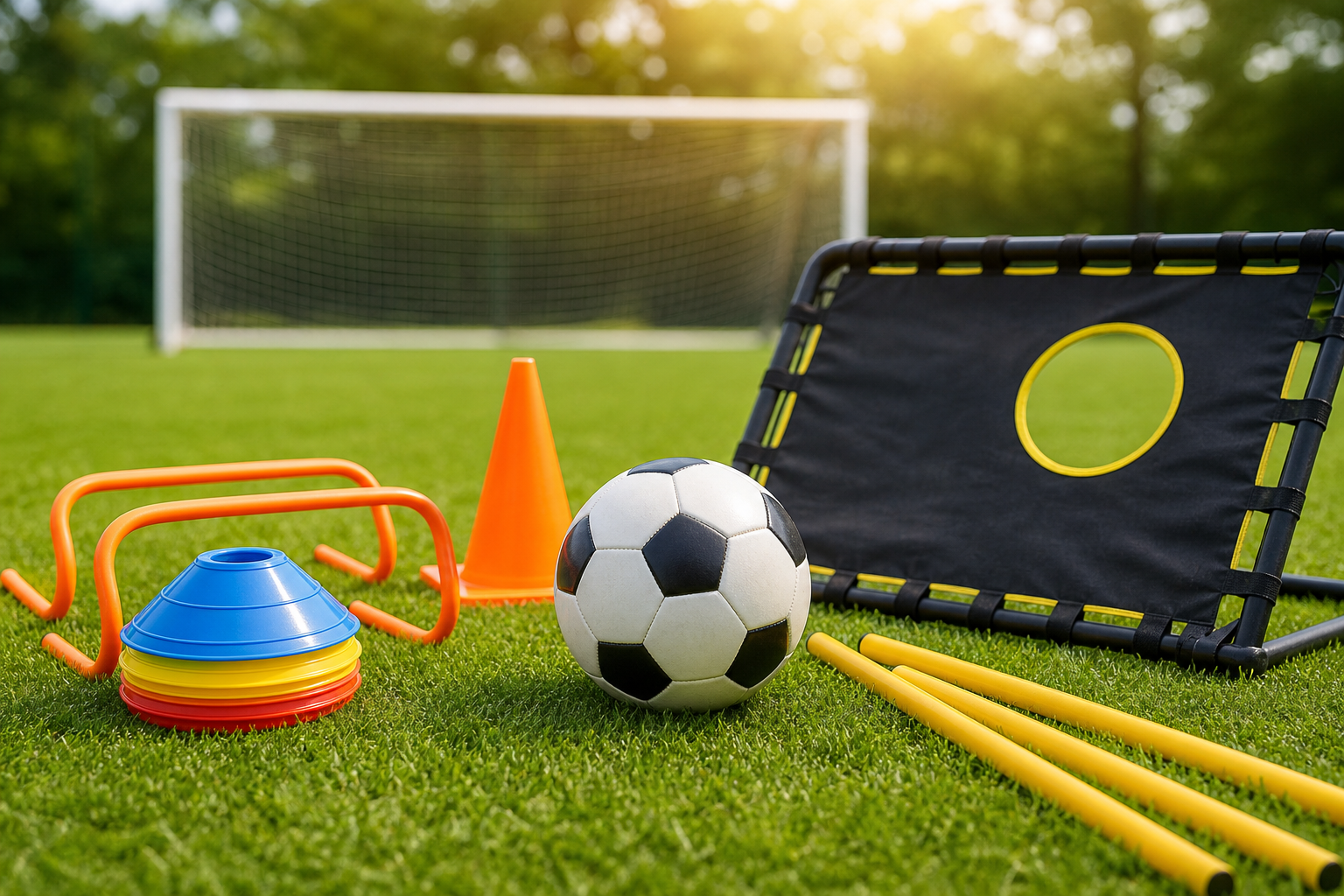 サッカーのシュート練習の道具は何がいい？