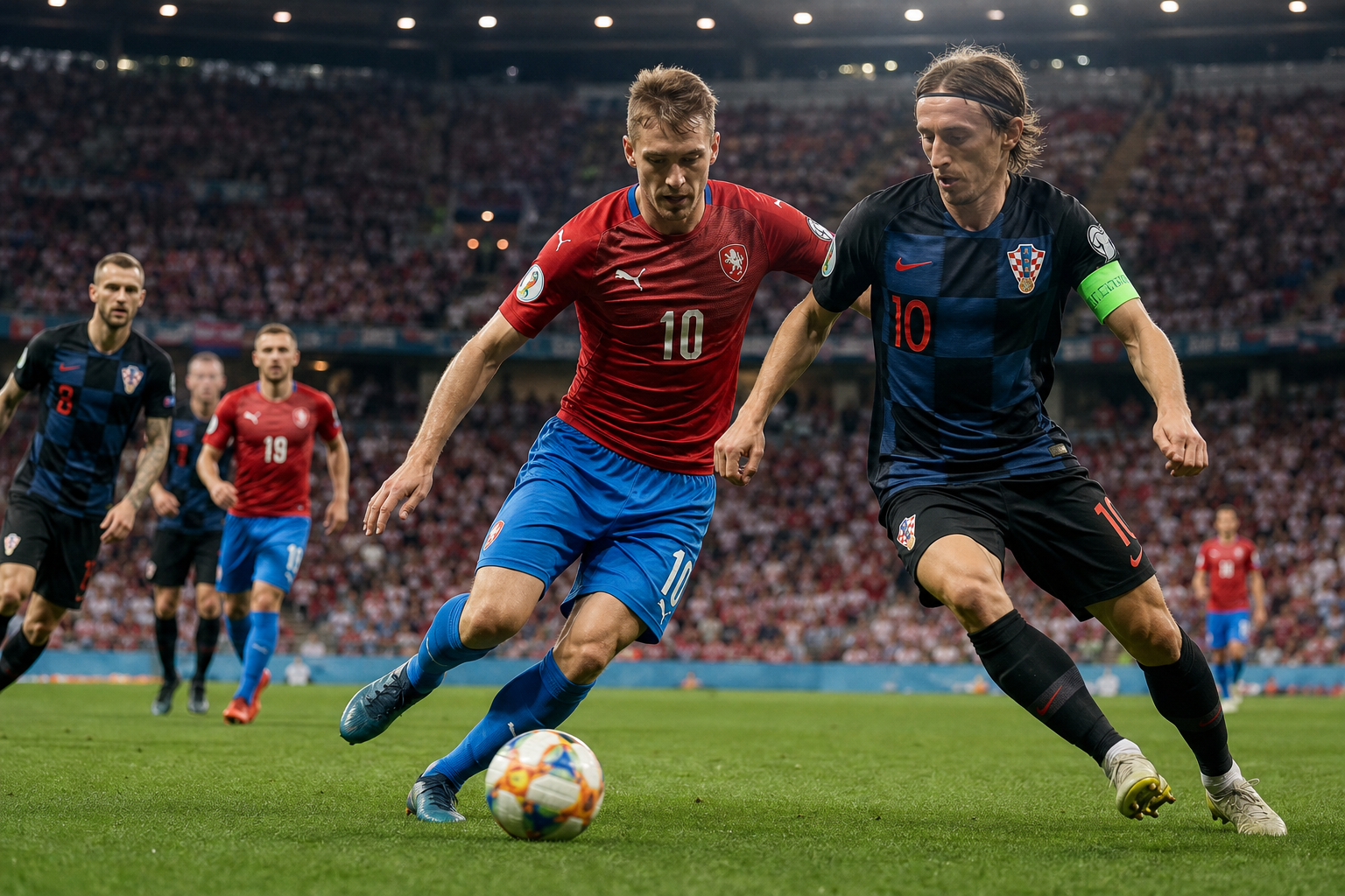 サッカーのチェコ代表対サッカーのクロアチア代表の試合経過はどうなった?