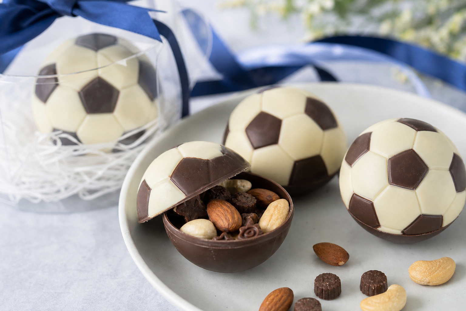 サッカーチョコの作り方って簡単？
