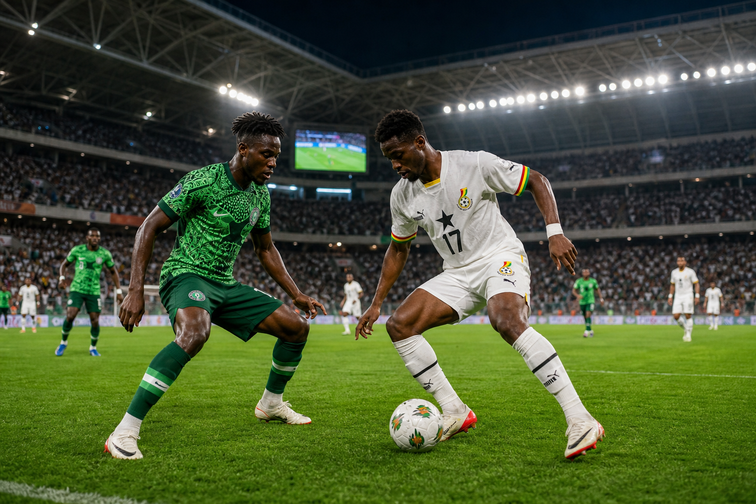 サッカー ナイジェリア 代表 対 サッカー ガーナ 代表 試合の最新結果とは？