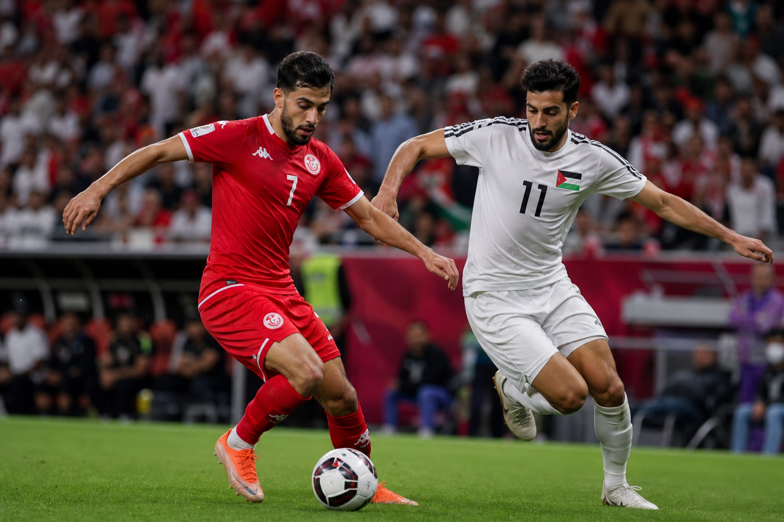 サッカーのパレスチナ代表対サッカーのチュニジア代表の試合ってどうなった?