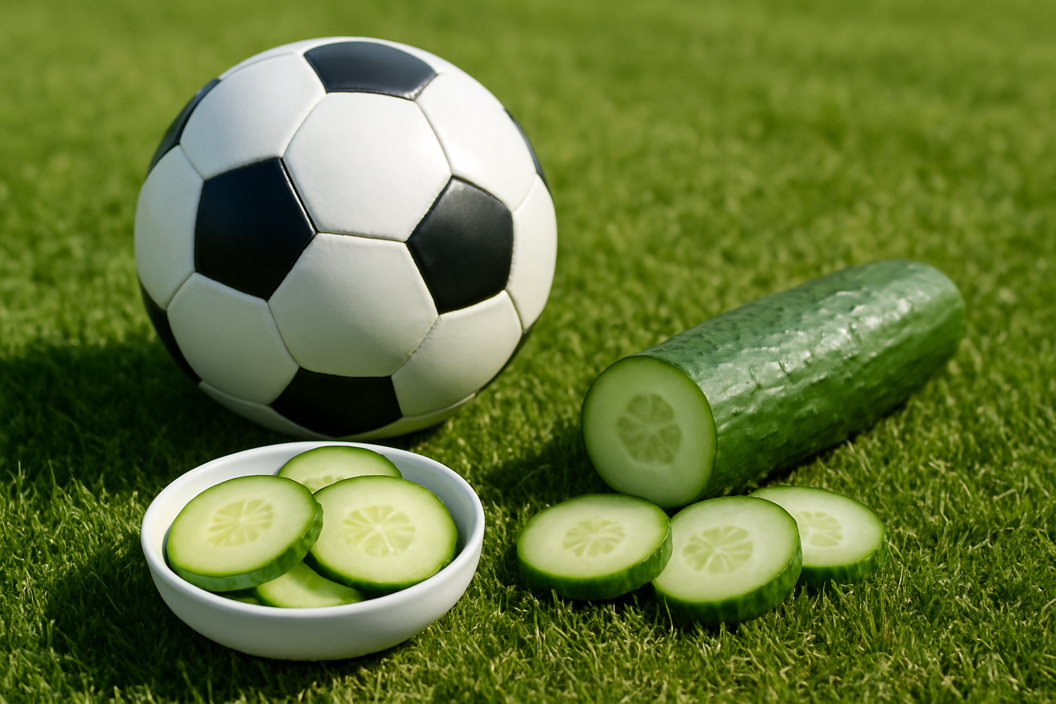 なぜきゅうりがサッカーの捕食に最適なの？