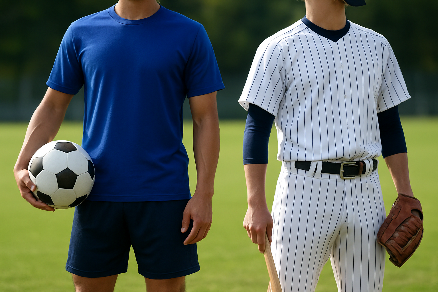 なぜサッカーと野球の人数に違いが出ているの?