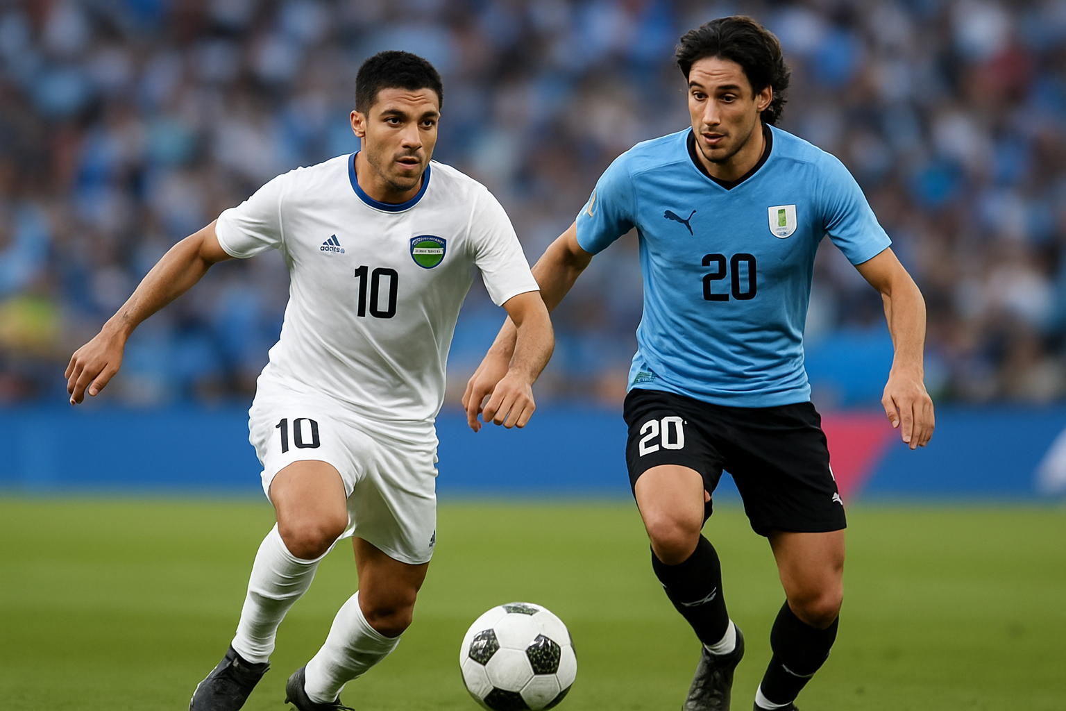 過去の直接対決はなんと1試合のみ！ウルグアイが一歩リードしています