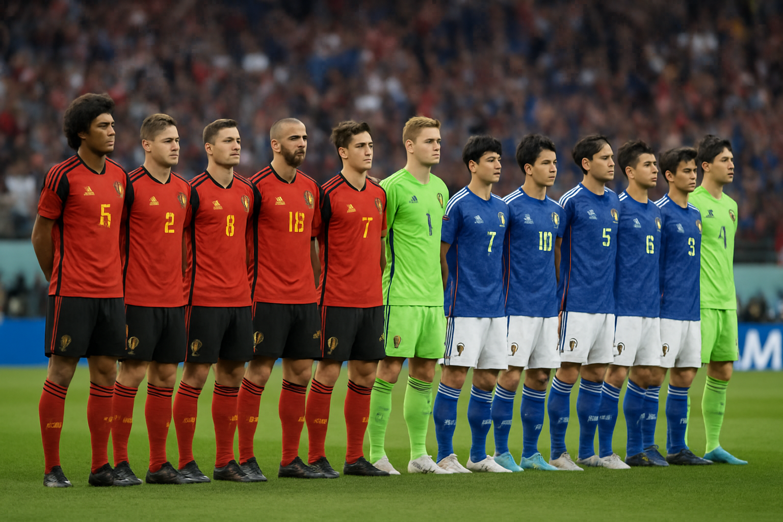 ロシアW杯と親善試合!伝説となった2つの試合の先発メンバー