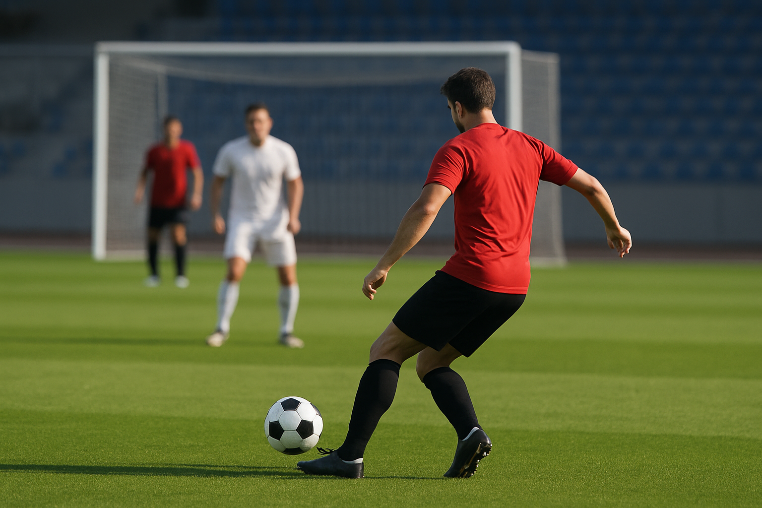 サッカーのバックパスで再開位置はどこになる？