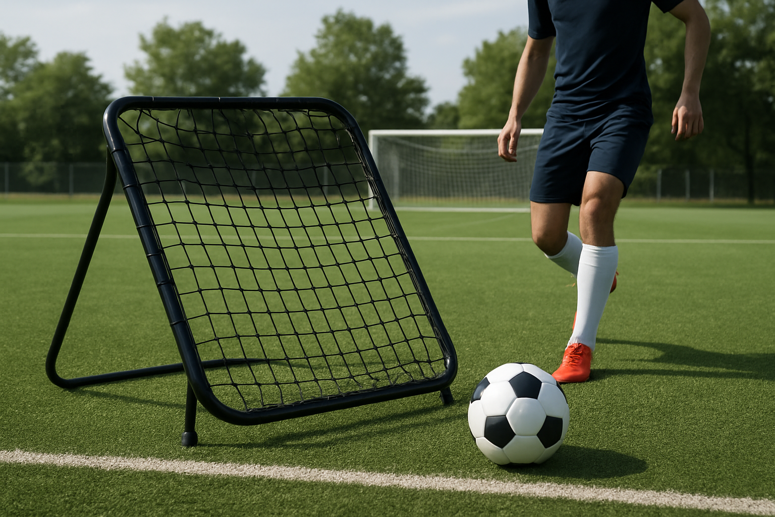 サッカーの自主練には小さいサイズが大活躍!