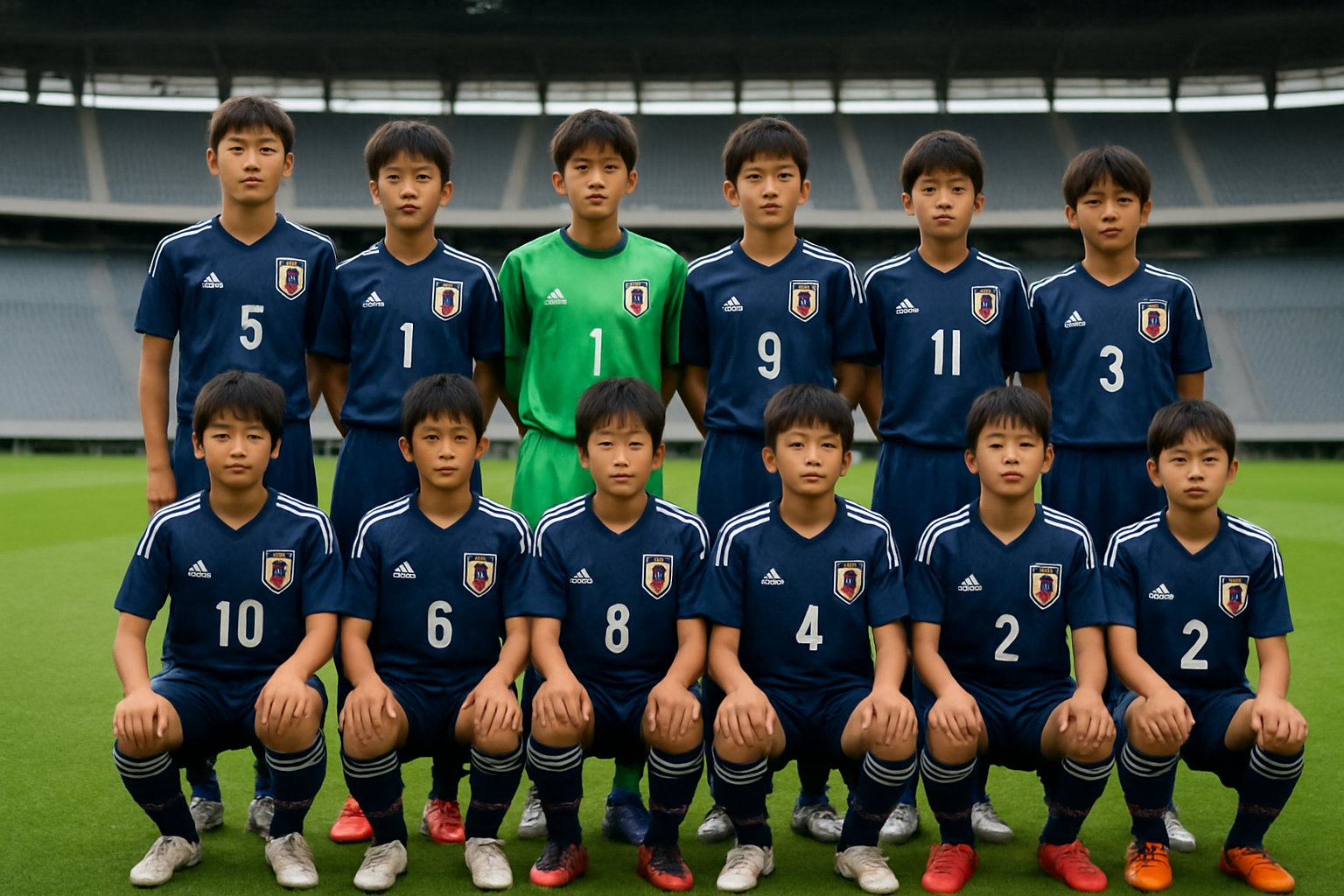 U-12年代には常設の「日本代表」ではなく「選抜メンバー」が存在します!