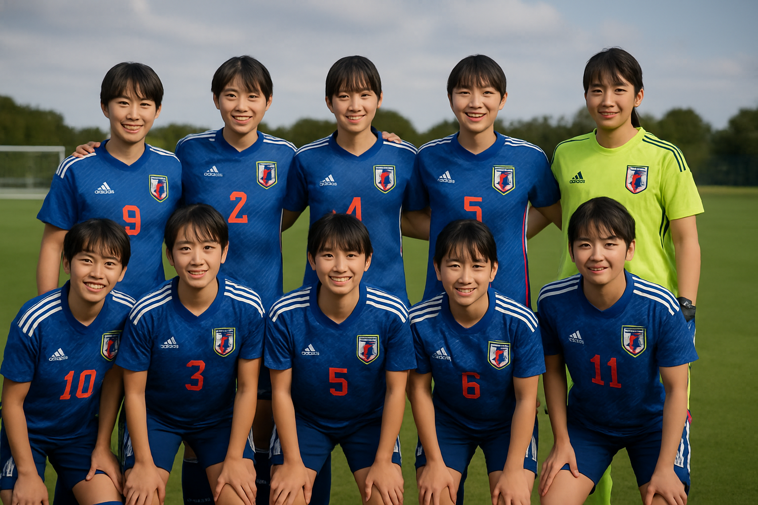現在選ばれている最新の代表メンバーたち
