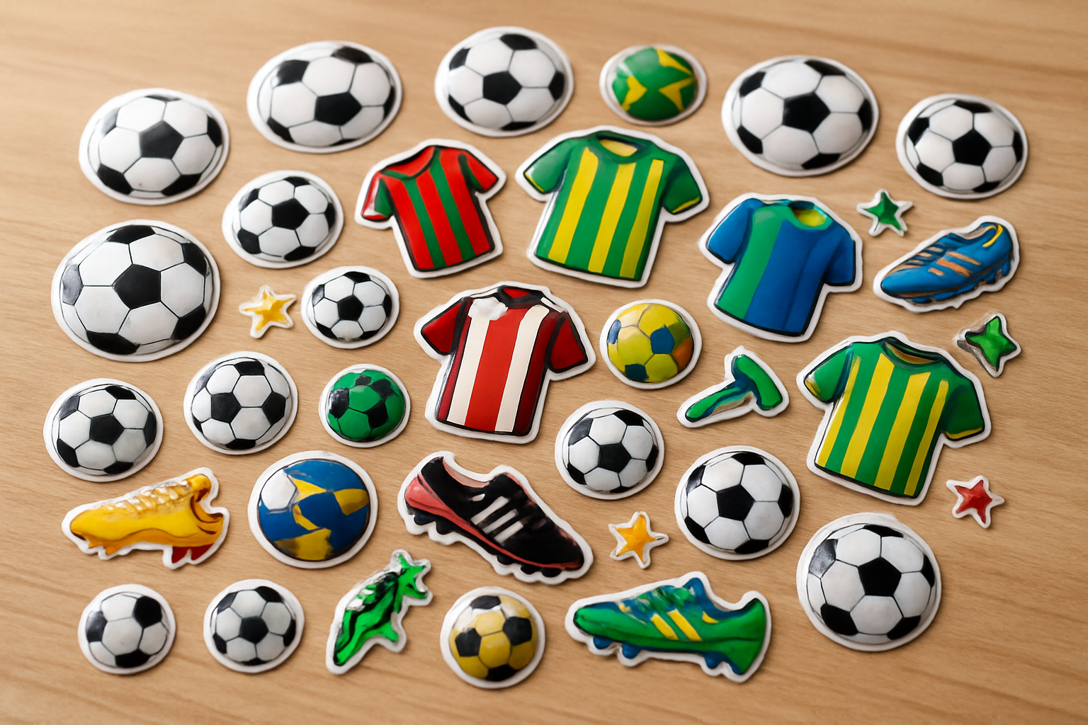100均のサッカーシールは種類豊富で超優秀！