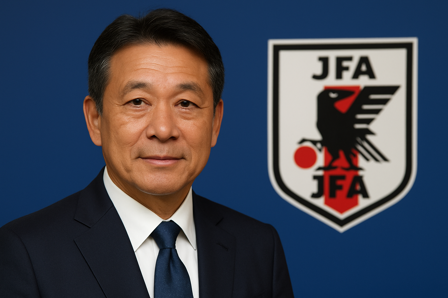 JFA(日本サッカー協会)の第15代会長として日本サッカー界を牽引中!