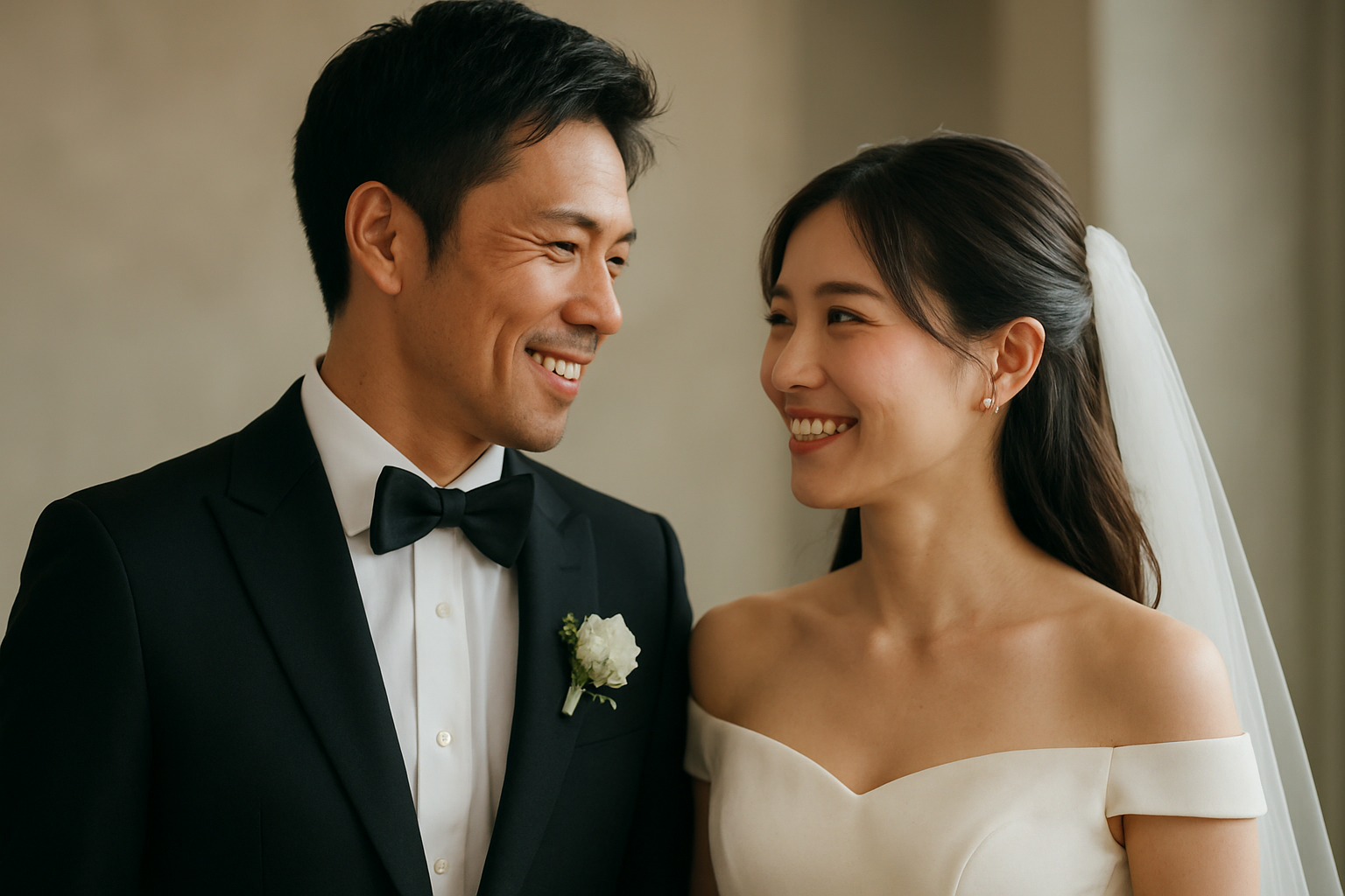 長年の「彼女」から「妻」へ!10年愛の軌跡