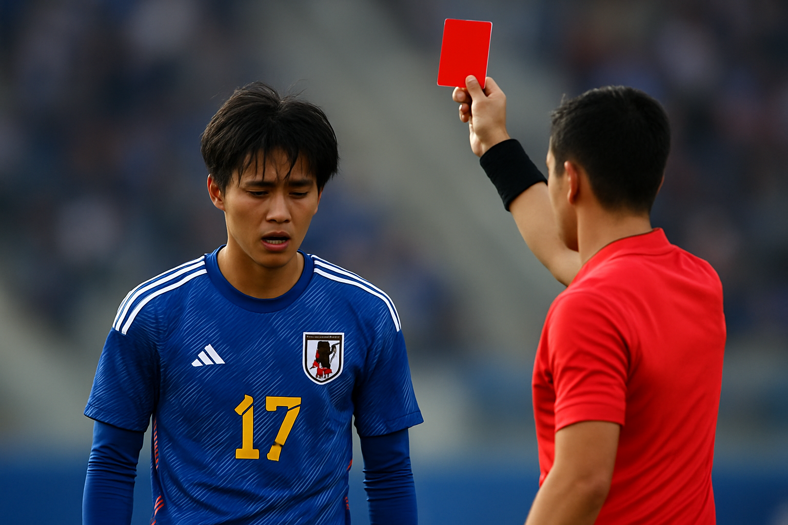 U-23アジア選手権での衝撃的な一発退場！