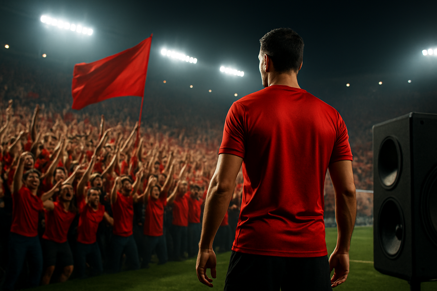 サッカーと特別な音楽の魔法