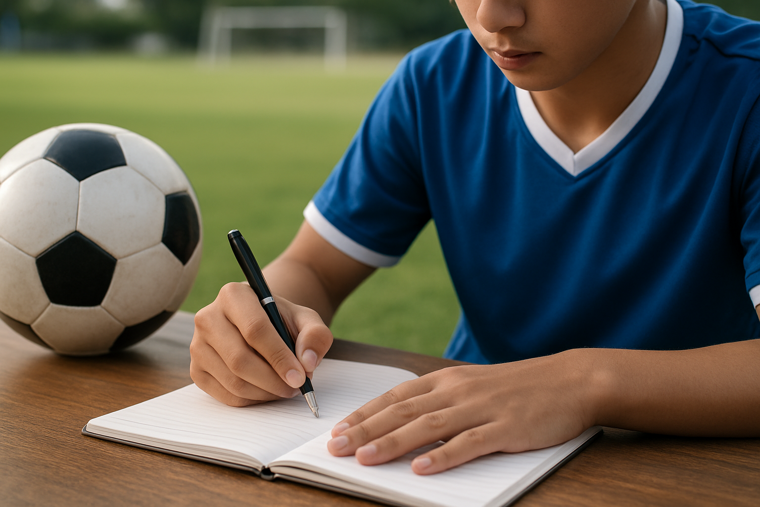 中学生のサッカーノートは「できたこと」と「課題」のバランスが一番のポイント！