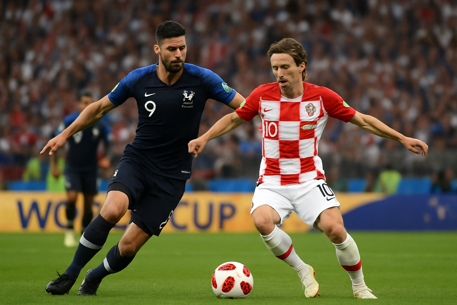 2018年ロシアW杯決勝！両チームのベストメンバーが激突