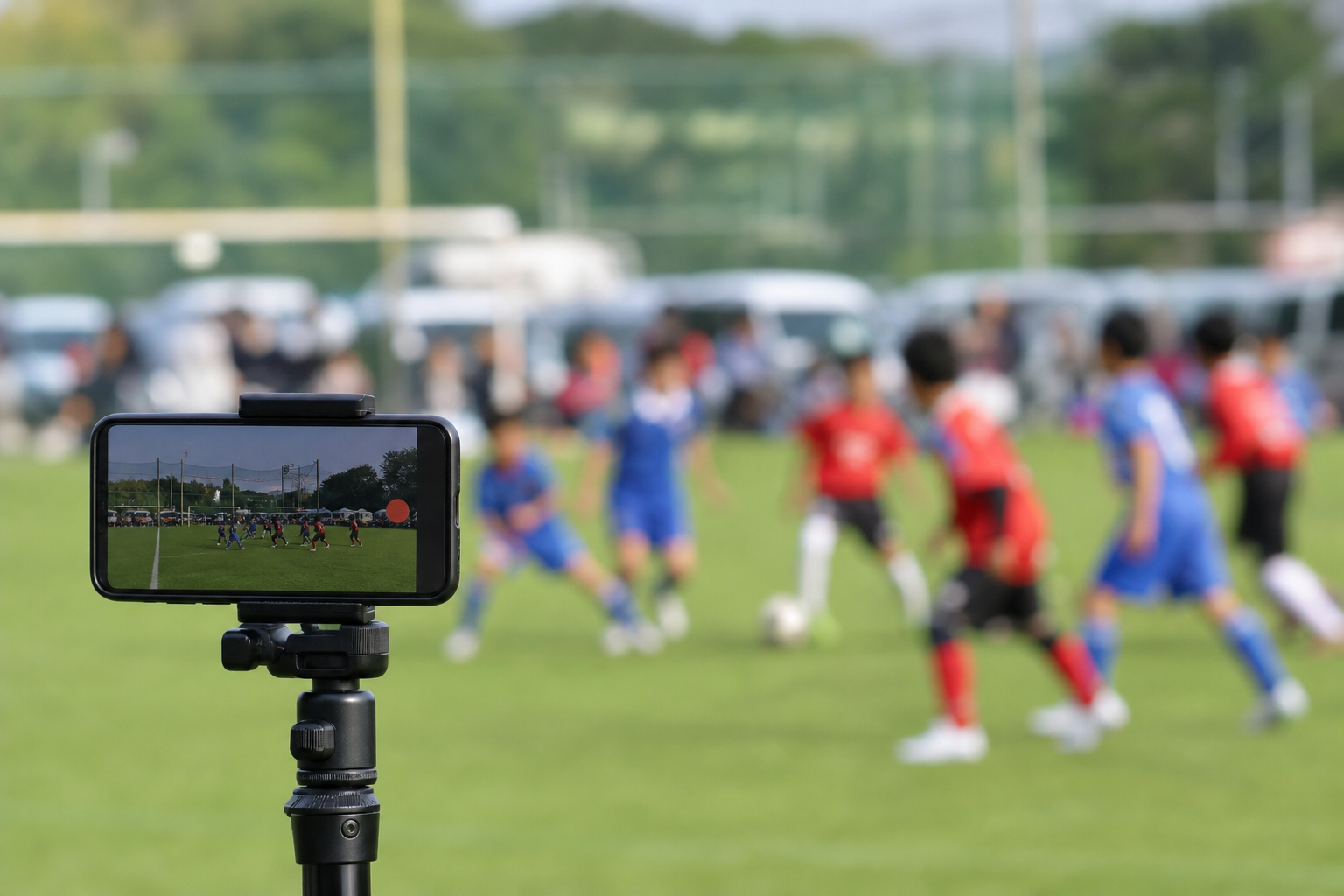 サッカー動画の撮影はスマホの活用で驚くほど綺麗に!