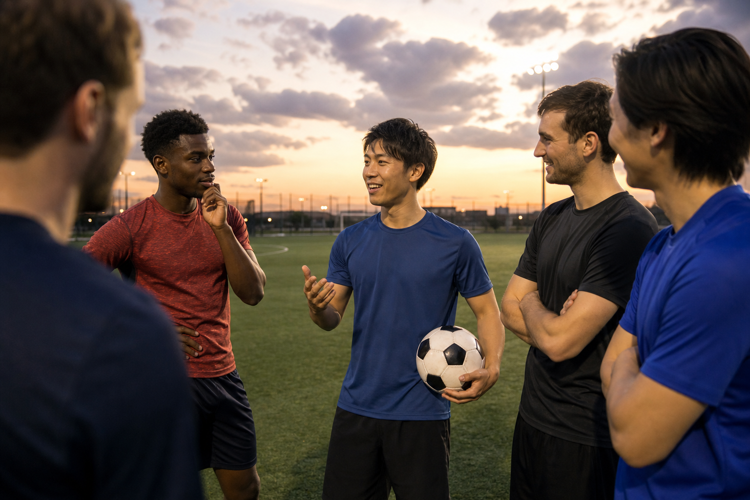 一番よく使われる「今晩サッカーをしませんか」の英語表現