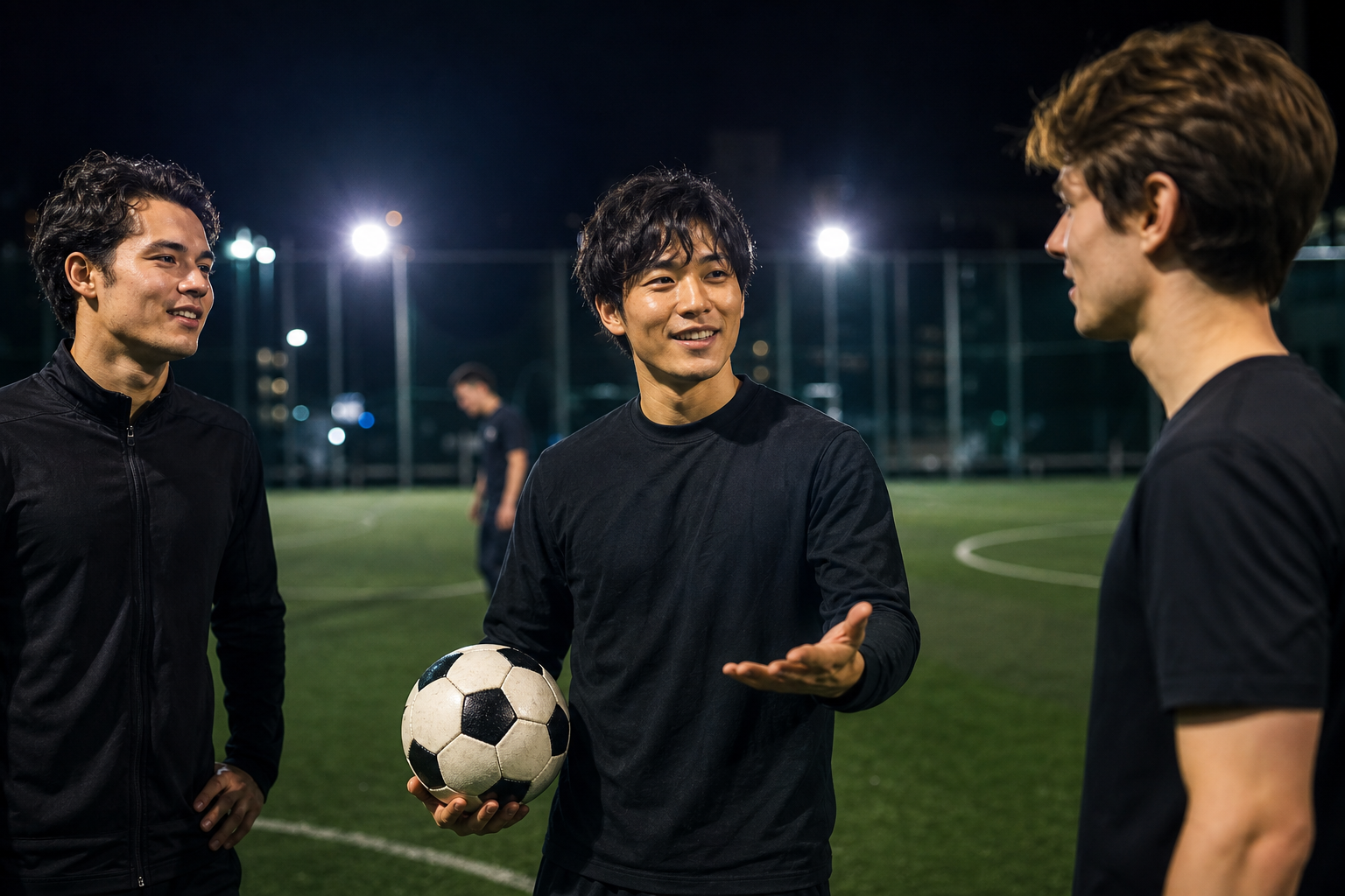 「今晩サッカーをしませんか」を実際に使うときの具体例