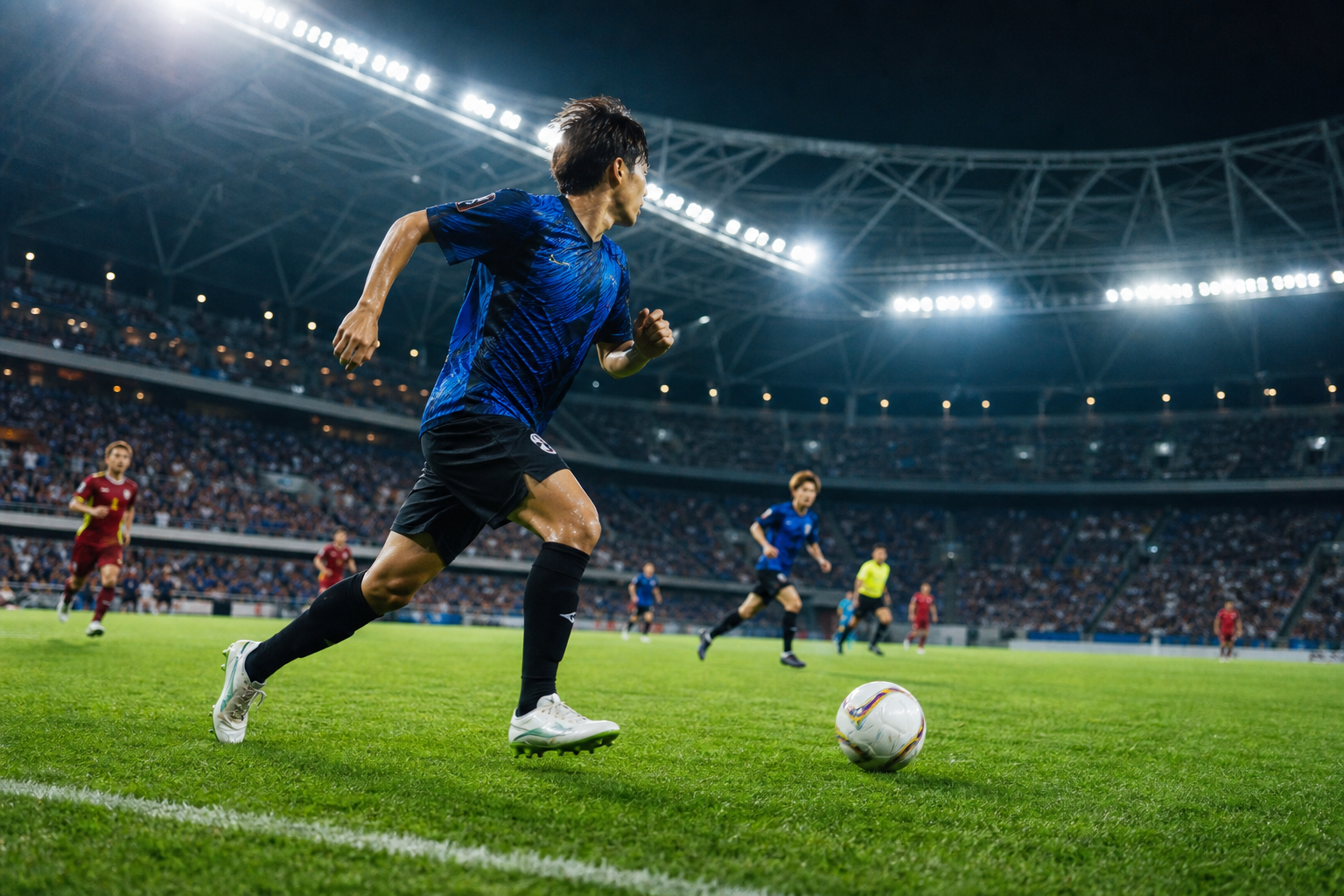 プロ選手の1試合あたり約10〜11kmが目安!