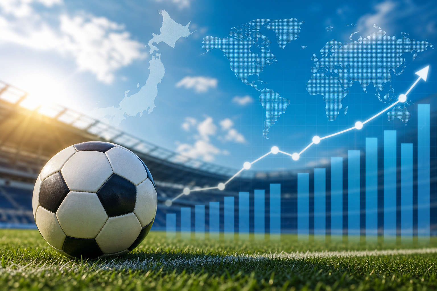 日本のサッカー競技人口は「山型」の推移、世界では増加中！