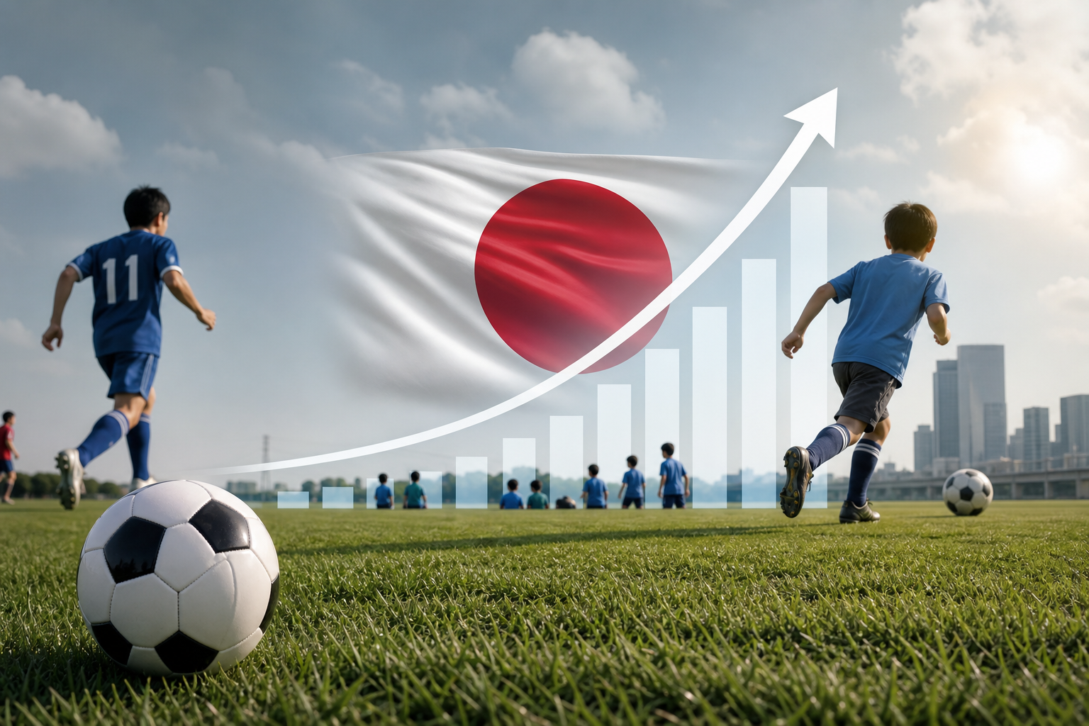 数字で見る!サッカー人口推移の3つのポイント